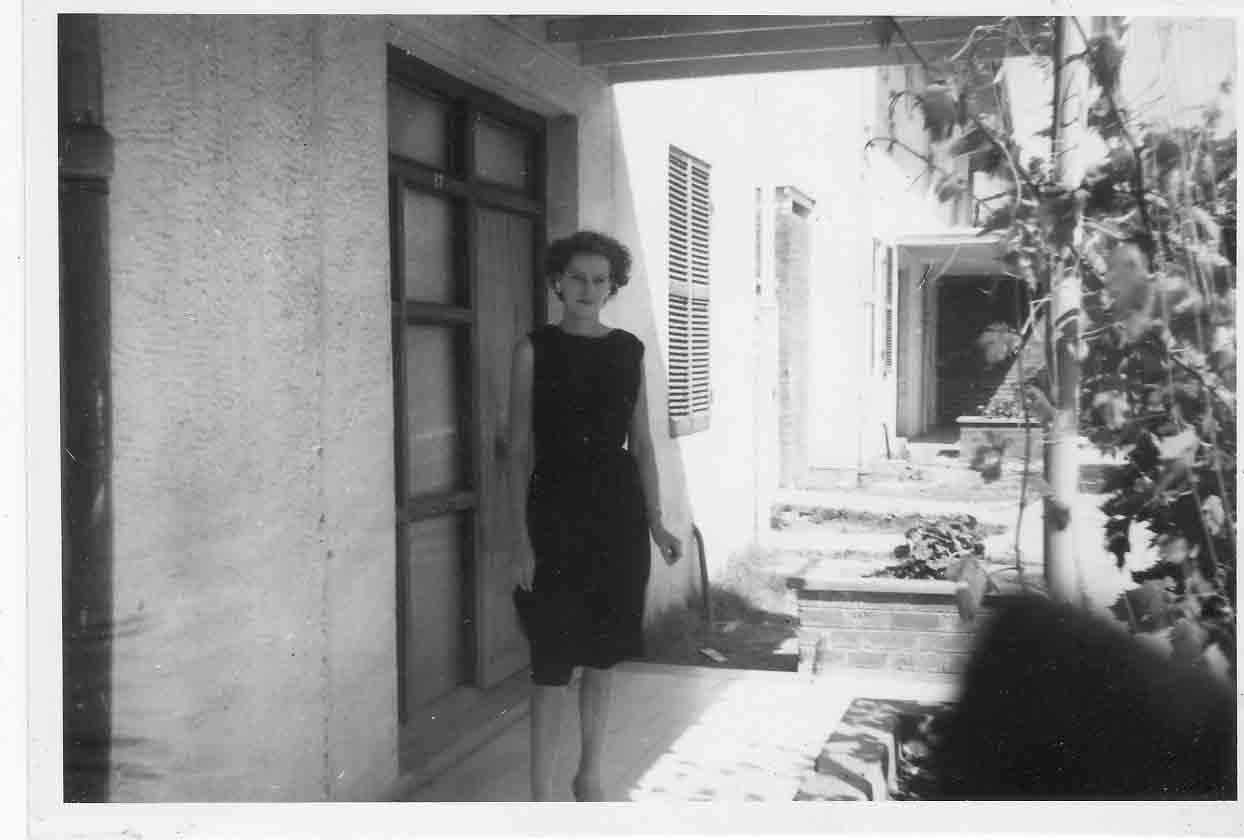 Mum at 17 Westmorland Park, Cyprus, circa 1963