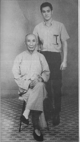 Bruce Lee with Yip Man
