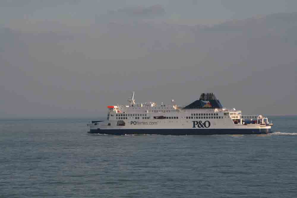 The ferry out to France