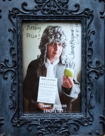 Me as Isaac Newton