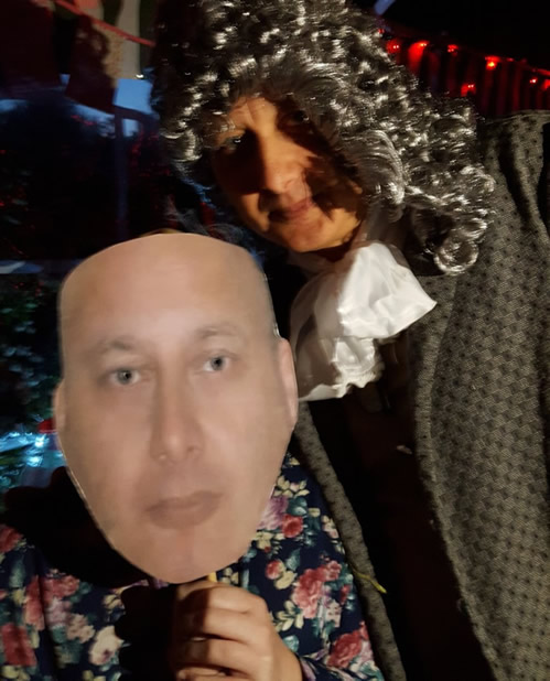 Erin (as me) and me