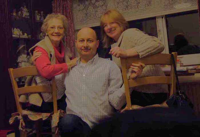 From left to right, Mum, me & diann