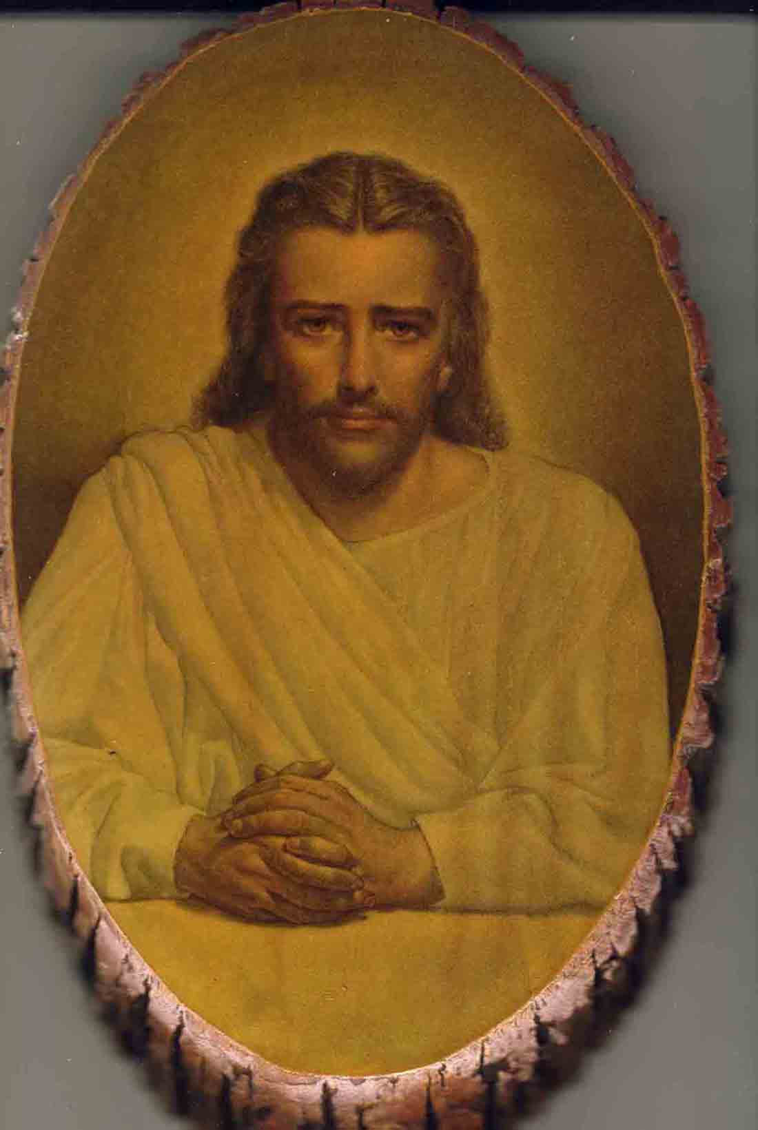 Nan's Sacred Hearts Picture (front)