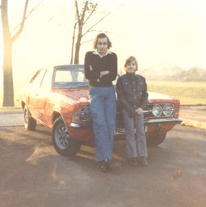 Photo of me (l) and my brother Keven (r) circa 1973, Yaxley, Peterborough, England
