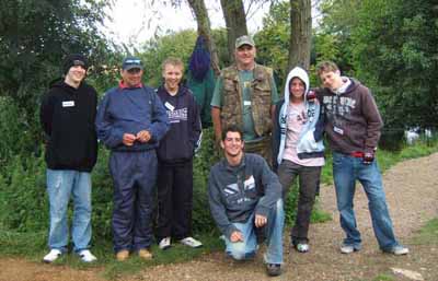 Back (l-r) Matthew, Arron, Michael, Shane, Michael and Ryan (Dean in front)