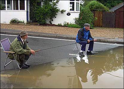 Fishing in Gloucestershire after the floods
