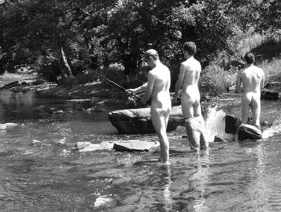 Men with their rods